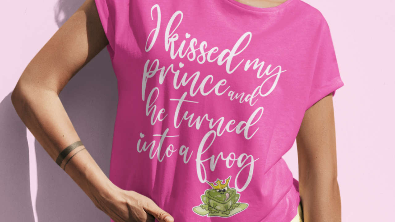 I kissed my prince and he turned into a frog - t-shirt